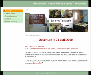 Grand-ilet Restaurant : Cuisine Réunionnaise & Traditionnelle